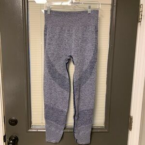 💘 NWT Victoria’s Secret seamless  blue  Leggings workout gym women’s size large